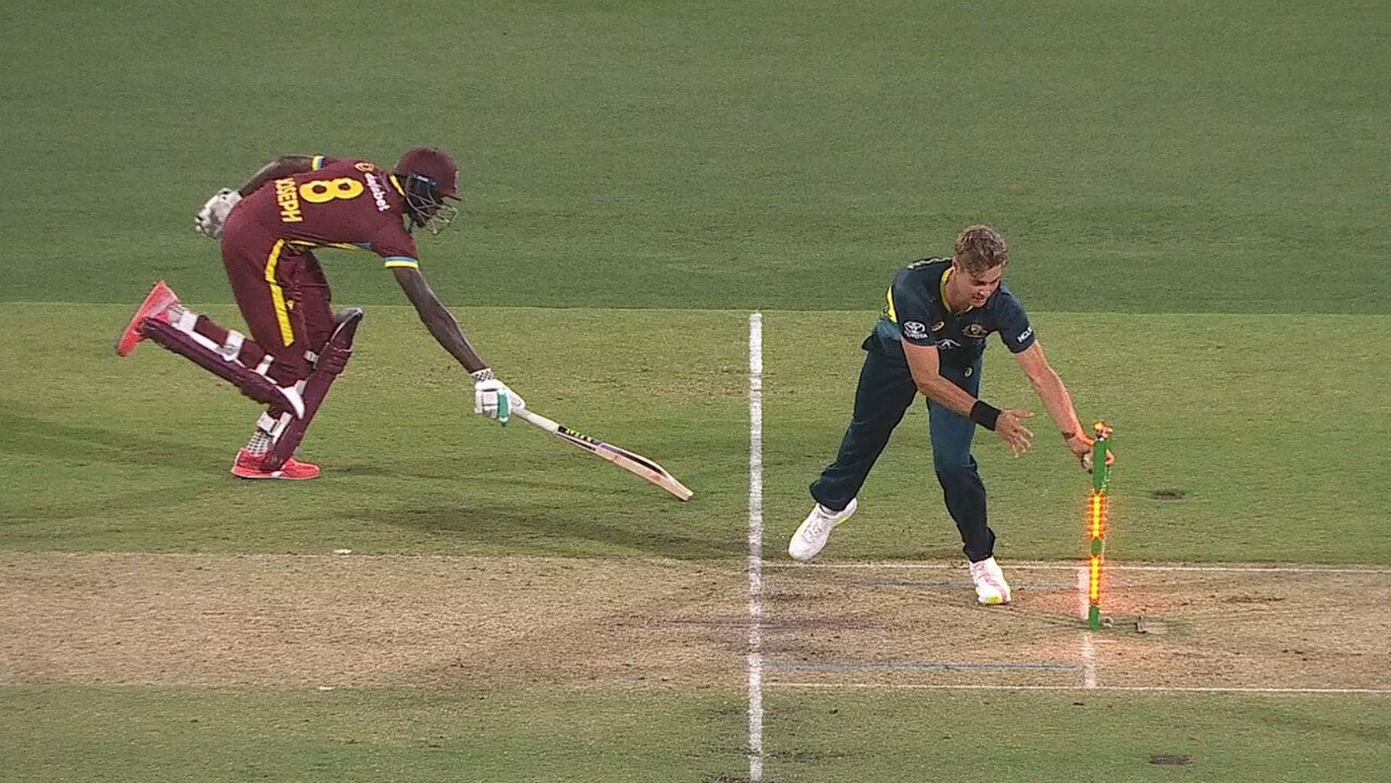 It was clearly out. Photo: Fox Sports