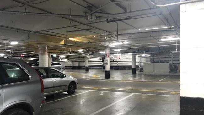 Box Hill Central's usually-packed car park.