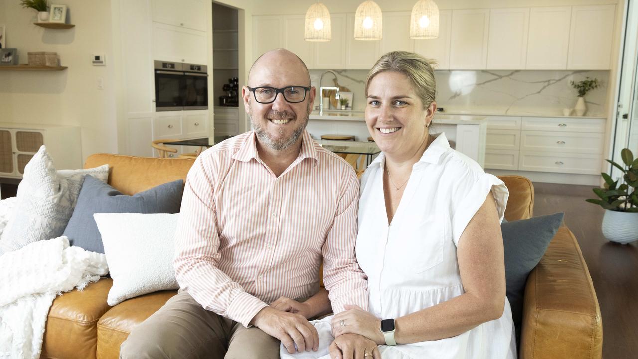 Christian and Lucy Seymour bought their five-bedroom home in 2020, just before a price spike that could have pushed them out of the neighbourhood. Picture: Richard Walker