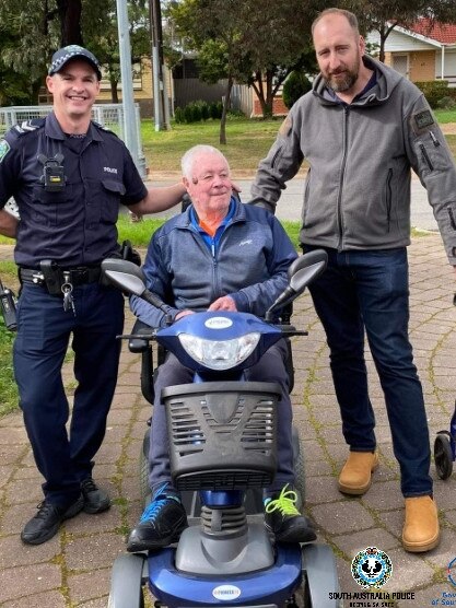 Police contacted the Jesse Bird Welfare Centre to organise a replacement scooter. Picture: SA Police