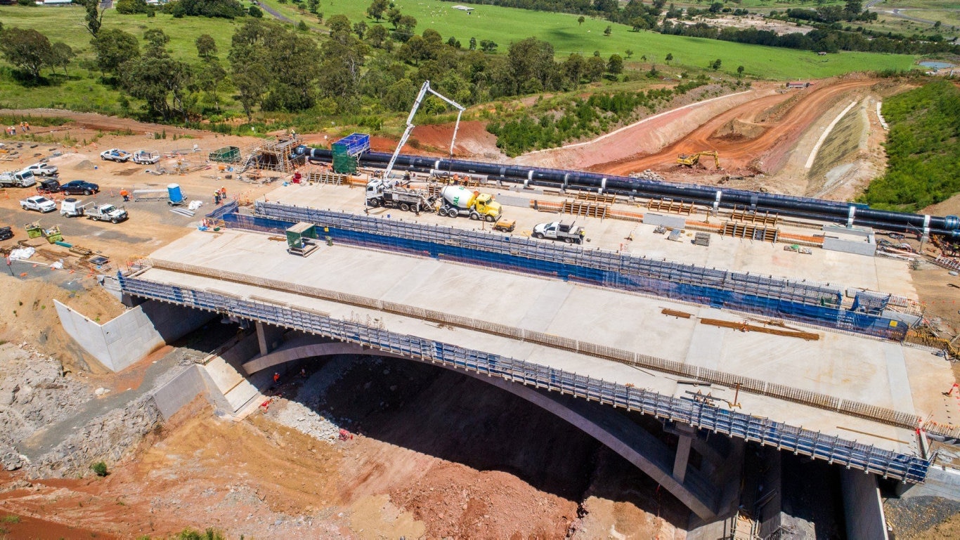 The New England Highway arch bridges shared by Nexus TSRC on Facebook.