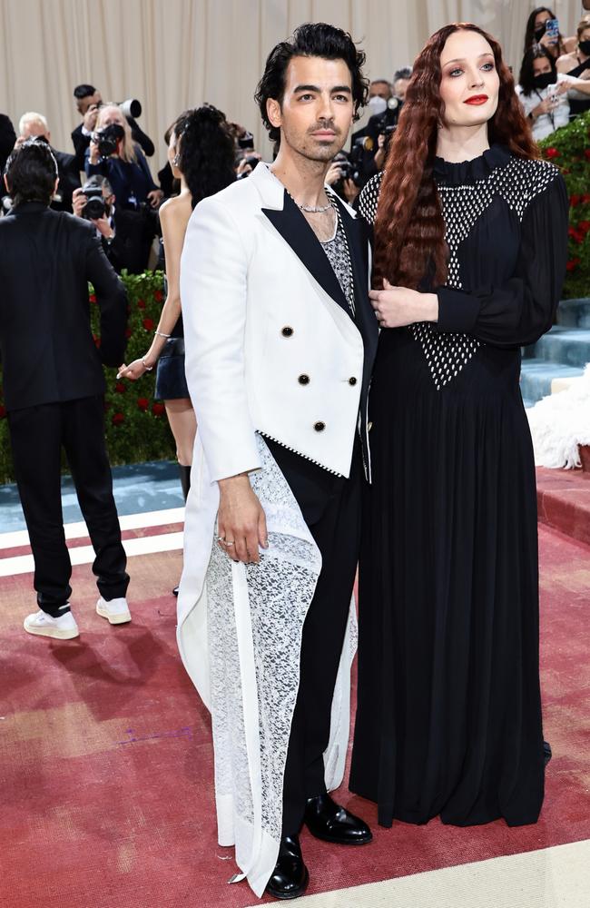 Joe Jonas and Sophie Turner. Picture: Jamie McCarthy/Getty