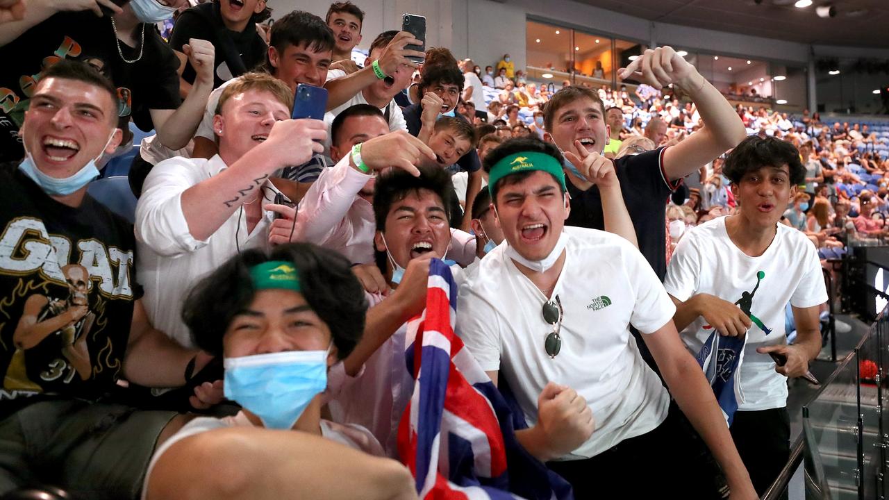 Crowds screaming “siuuu” sound a lot like they are booing. Picture: Kelly Defina/Getty Images)