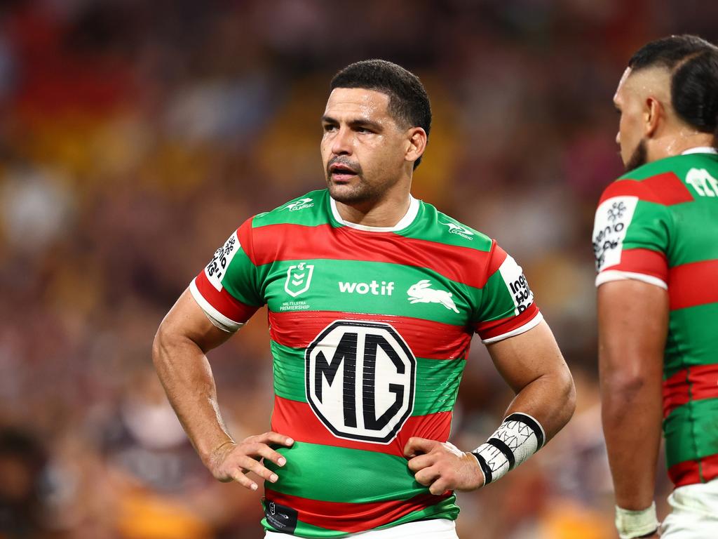 Rabbitohs five-eighth Cody Walker is yet to produce a try assist or line break assist this season. Picture: Getty Images