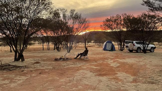 Camping at Arltunga Bush Pub &amp; Eco Retreat. Picture: Supplied