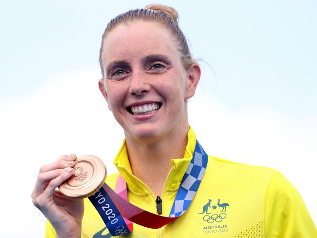 Bronze medallist Kareena Lee. Picture: Getty Images