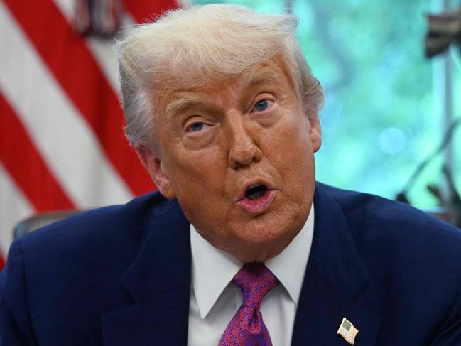The difference between US President Donald Trump’s threats and his actions is now startlingly clear. Picture: AFP