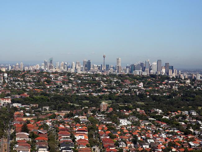 SnapSydney 2016 - ATN Helicopter - Photograph from The Australian Traffic Network chopper which will fly a loop up to over Sydney harbour hopefully up Northern Beaches and over western Sydney returning to Bankstown.