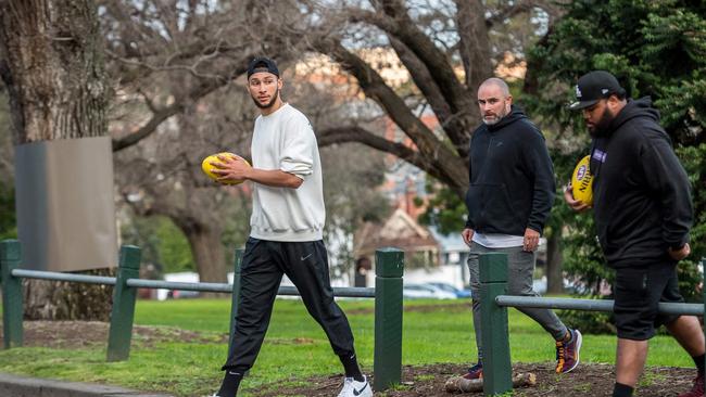 Ben Simmons at the MCG. Picture: Jake Nowakowski