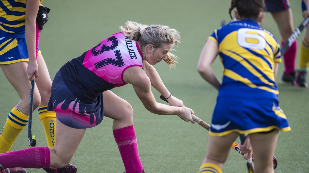 Jessica Wallace for Toowoomba 2 against Townsville. Picture: Kevin Farmer