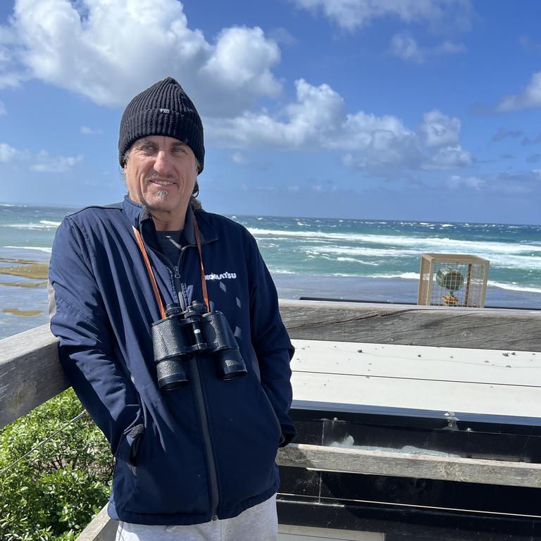 Dean Patterson was fishing in Point Lonsdale when the boat crashed. Picture: Lily McCaffrey