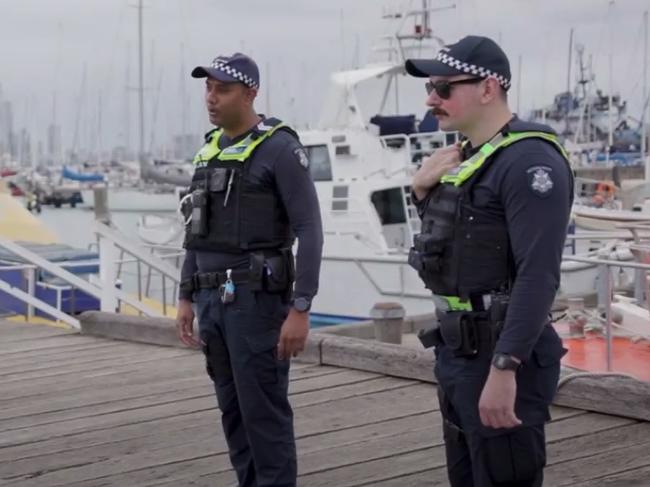 Victoria Police on patrol.