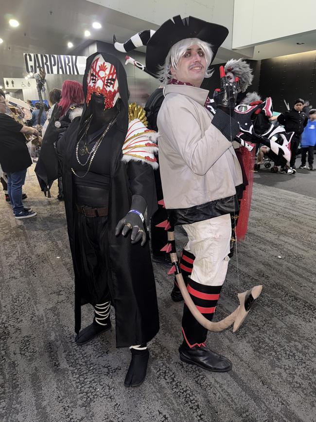 Shannon Dale and Josh Paton attend the Oz Comic Con Melbourne at the Melbourne Convention & Exhibition Centre on Saturday, June 07, 2025. Picture: Jack Colantuono