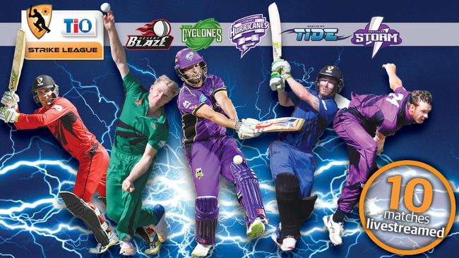 The NT Strike League pits the Hurricanes against the Blaze, Cyclones, Tide and Storm. Art: Stuart Thornton