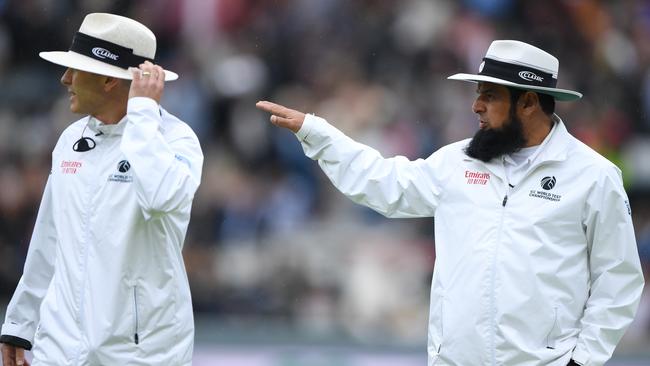 Play was abandoned due to rain on day three. Picture: Getty Images