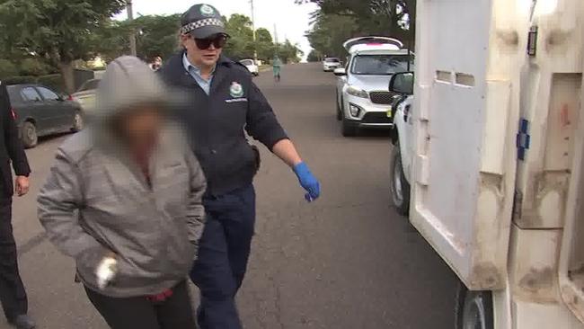 Police executed two search warrants at homes in Tamworth on Wednesday. Picture: NSW Police