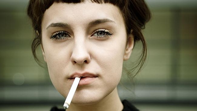 Smoker. Smoking. Cigarette. Woman. Female. Generic image. thinkstock.