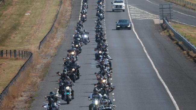 Outlaw bikie gangs have far more recent origins than the mafia but their beginning is reflected in their rigid semi-military structure. Picture: Tony Gough