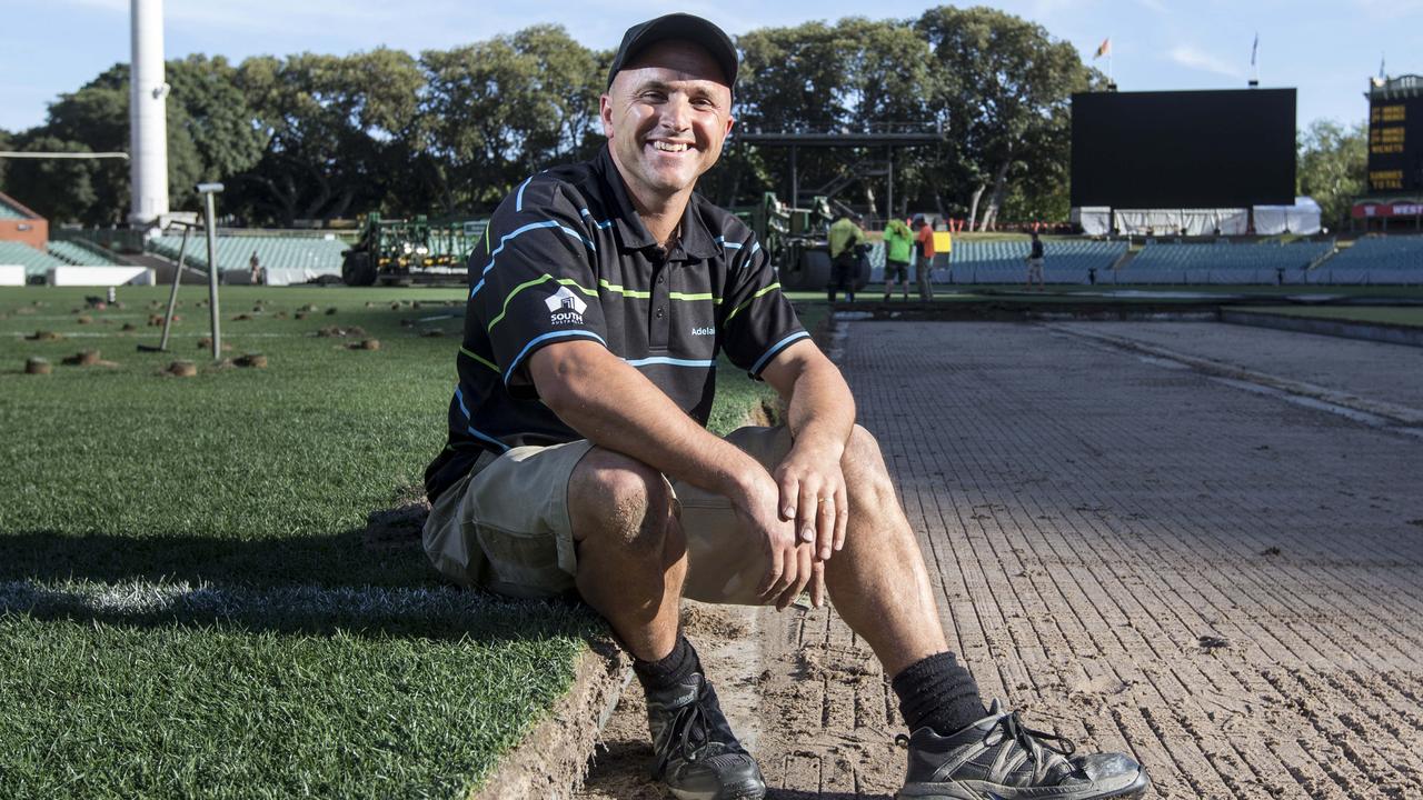 Adelaide Oval curator Damian Hough believes England would be making a big mistake if they didn’t choose a specialist spinner for the second Ashes Test. Picture: Supplied