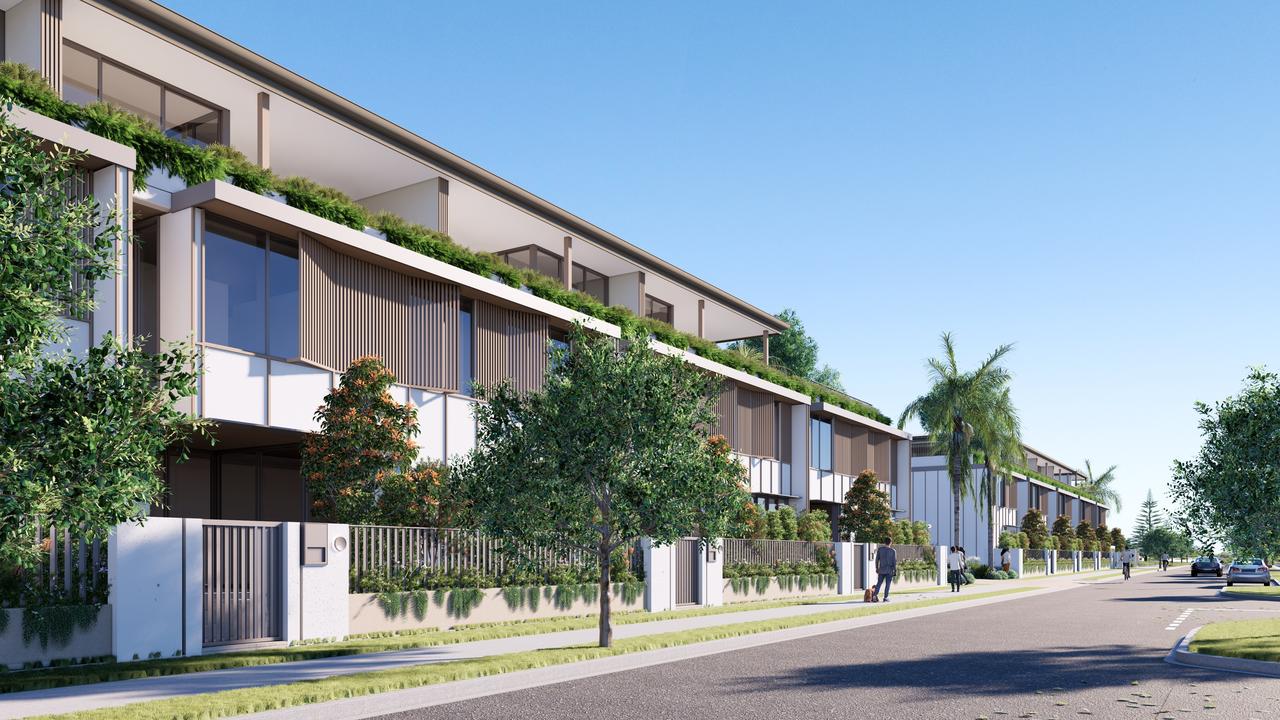 An artist's impression of Traders In Purple's latest project at Newport in the Moreton Bay area.