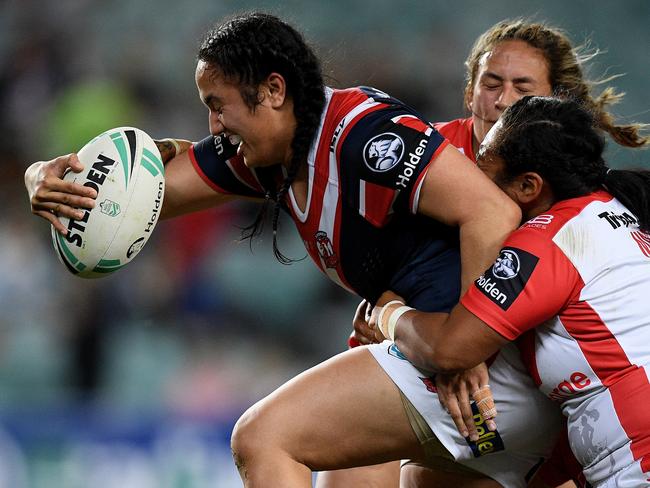 Tazmin Gray in action for the Roosters. Pic: AAP