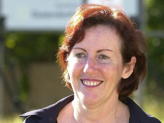 Former Queensland Labor candidate Karen Ehrmann leaves Townsville Correctional Centre in 2001 after serving nine months of a three-year sentence for electoral fraud.