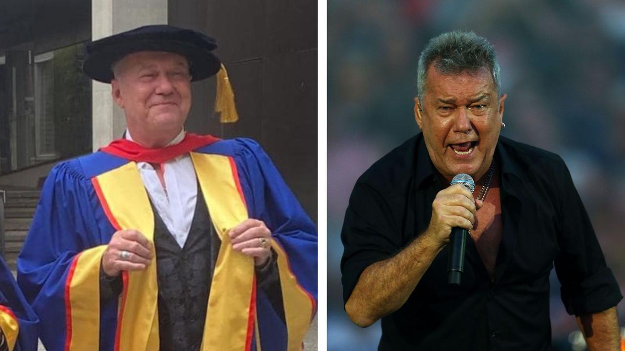 That's Dr. Jimmy Barnes to you! Photo: Facebook and Getty Images