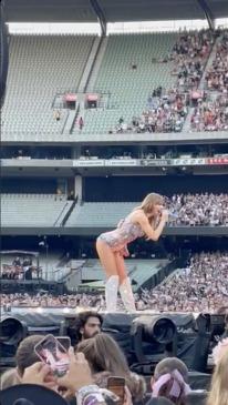 Front and centre at Taylor Swift's Eras tour