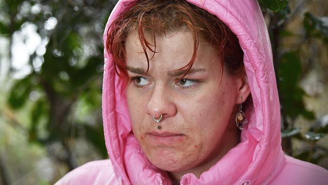 Emma Lacey said people have been judgmental about her situation. Picture: Patrick Woods.