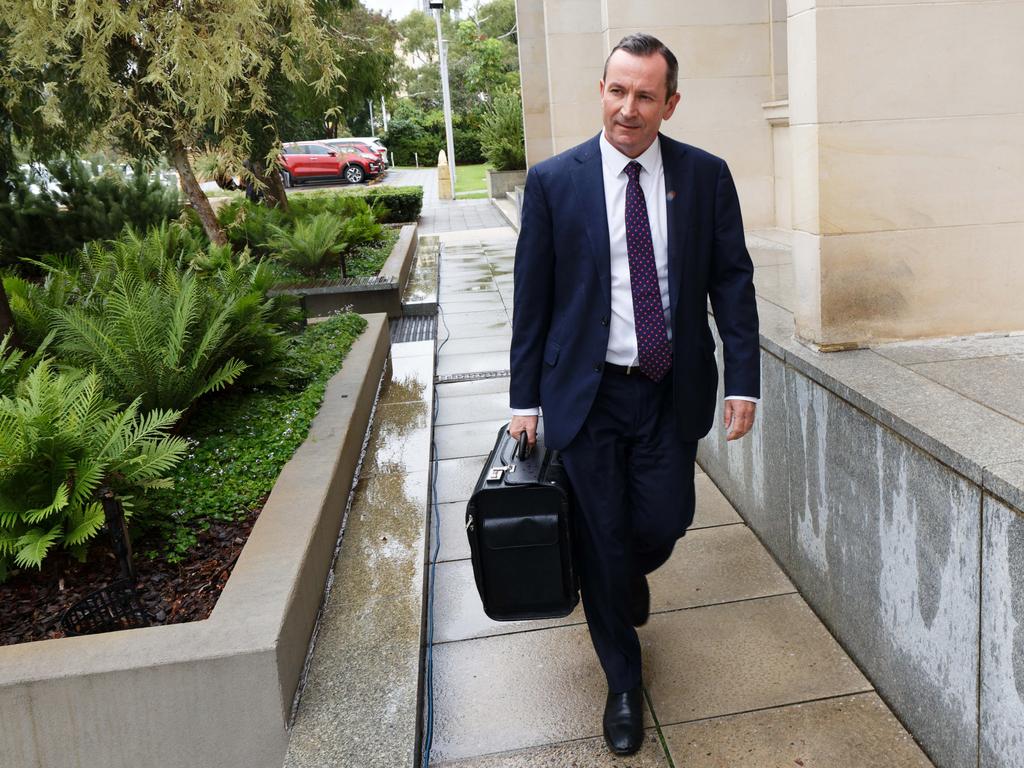 WA Premier Mark McGowan says everyone understands the construction market is very heated. Picture: AAP Image/Trevor Collens