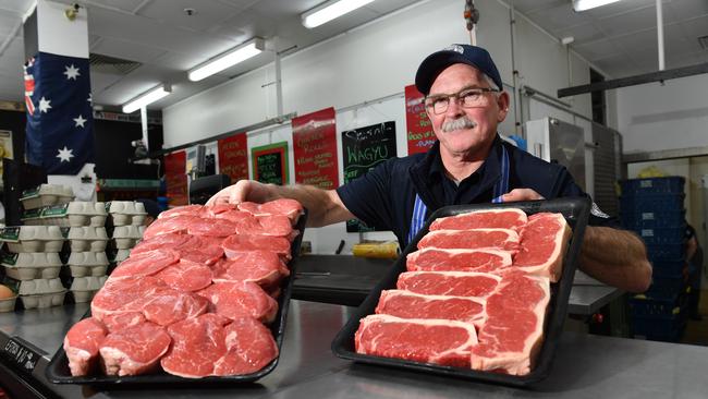 Tony O'Connell from O'Connell & Sons Market Meat Picture: Keryn Stevens