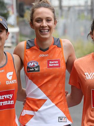 Emma Swanson is yet to play a game of AFLW. Picture: Wayne Ludbey