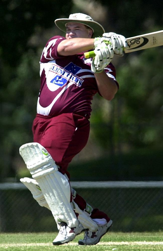 Ken Vowles was a thrill a minute cricketer. Picture: Michael Marschall