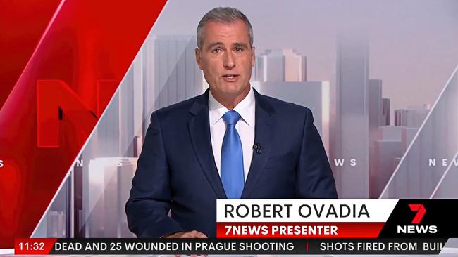 Former Seven journalist Robert Ovadia. Source: Channel 7