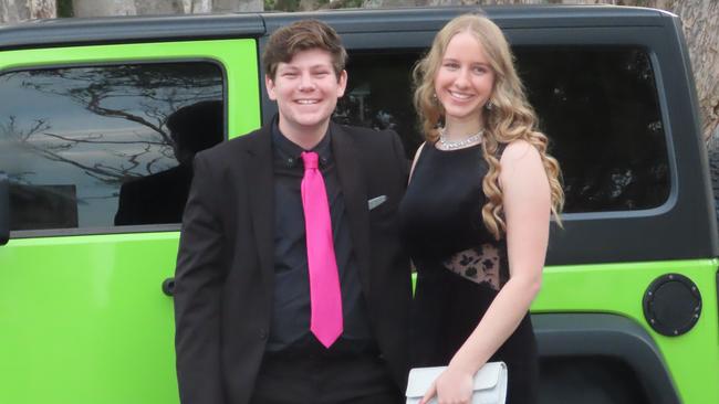 Jacob Lynch and Lucy Andersen at the Hervey Bay State High School formal.