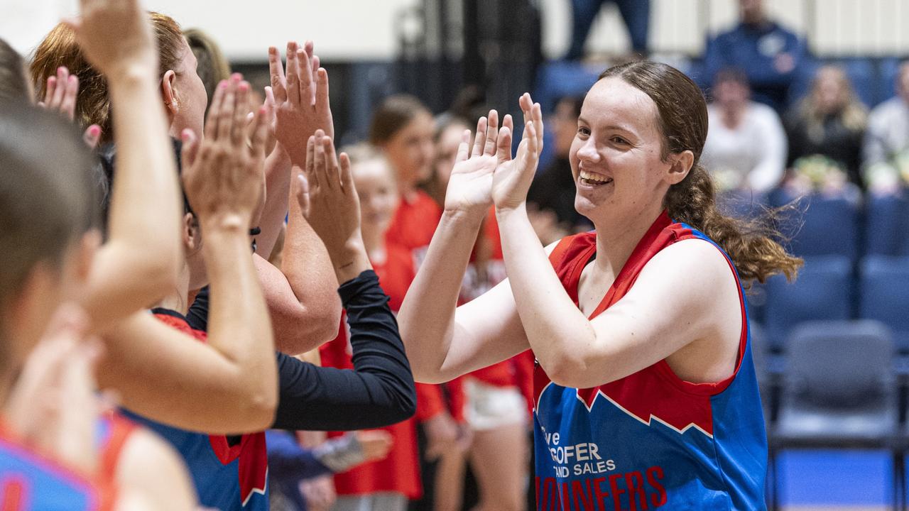 Halle Shipton takes to the court for the Toowoomba Mountaineers. Picture: Kevin Farmer