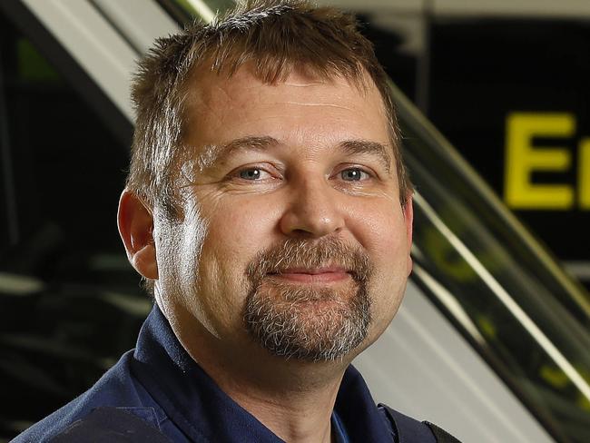 Paramedic Andrew Brooker has been nominated for the Pride of Australia medal for helping save two kids from drowning on September 10 at Wollongong City Beach. Photo by Chris Pavlich for the Sunday Telegraph