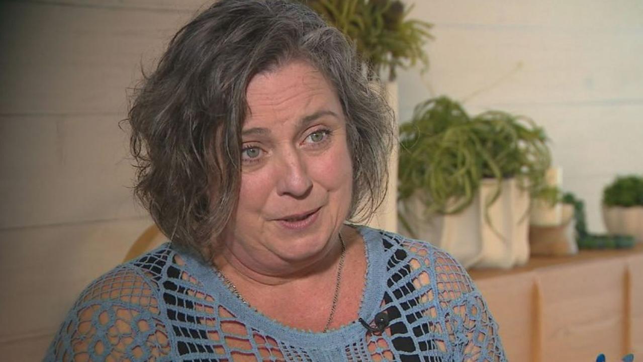 The single mum bought a raffle ticket to repay the Kids Helpline for helping her son. Picture: 9News