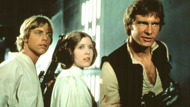Star Wars made Carrie Fisher a star
