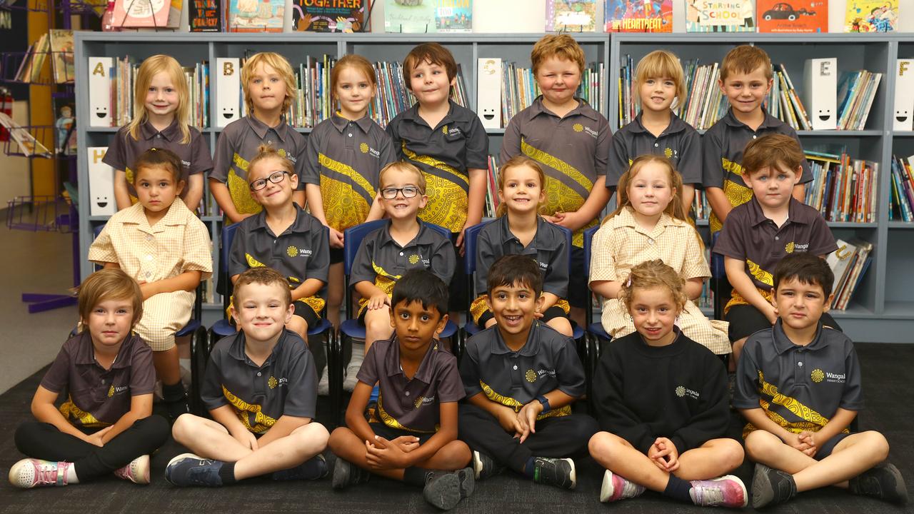 Wangala Primary School 2025 preps. Front: Charlie Kerr, Zach Doyle, Sethul Wickramasinghe Mudiyanselage, Mursil Jawad, Grace Tumini, Neev Joshi. Middle: Jasmine Kamal, Remy Hibbert, Thomas Ferguson, Cleo Walls, Montana Klever-Kamp, Darcy Jess. Back: Cora Cree, Albie Omond, Mikayla Hicks, Archer Mitchell, Jahkoby Lukies, Amity Webber, Chase Wakefield