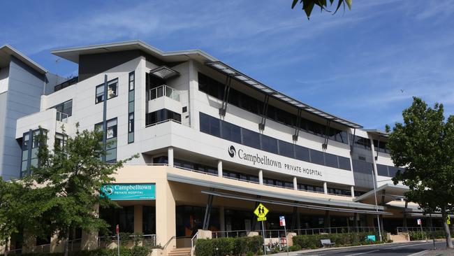 Healthscope’s Campbelltown Private Hospital. Picture: Robert Pozo/AAP Image