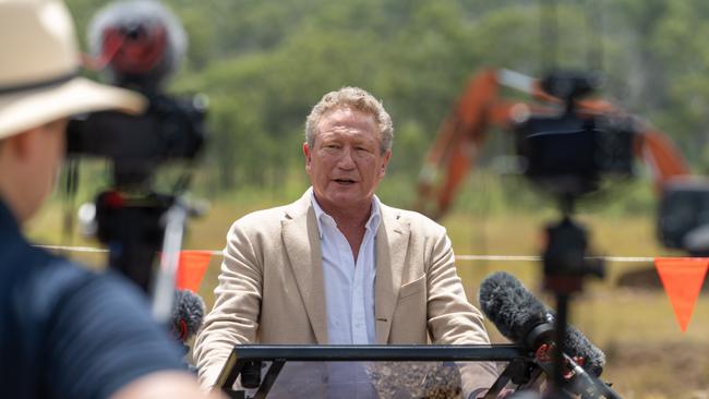 Andrew Forrest’s Port Kembla LNG import plant will start later than planned in 2023.