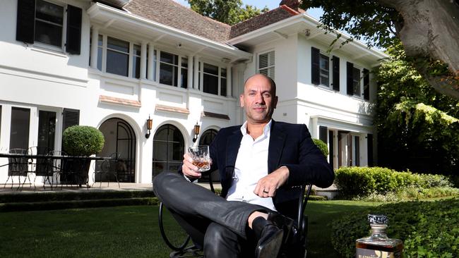 Entrepreneur David Prior at his Toorak home. Picture: David Geraghty