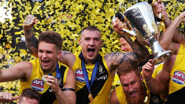 Richmond won the premiership in 2017 by becoming the pressure kings. Picture: Phil Hillyard