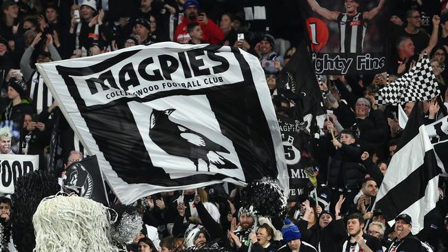 Magpie fans are showing up in huge numbers. Picture: Quinn Rooney/Getty Images