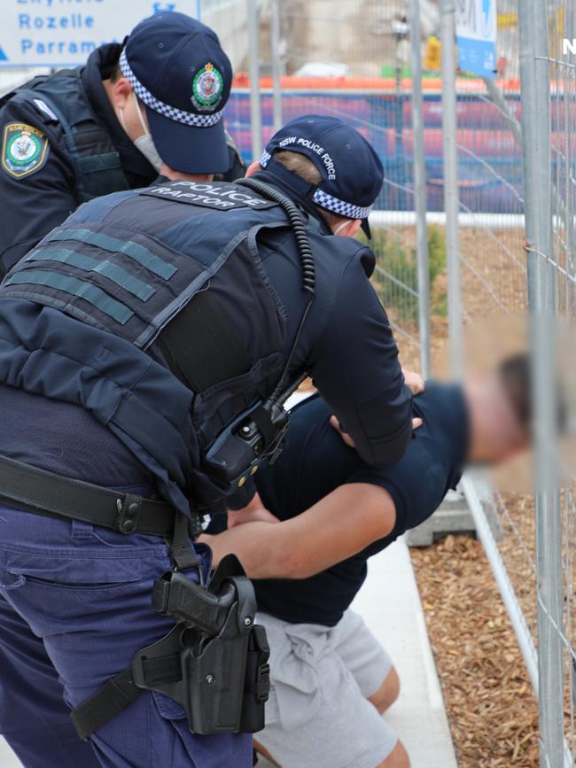 Zack Elkheir was arrested and charged by NSW Police on Wednesday afternoon. Picture: NSW Police