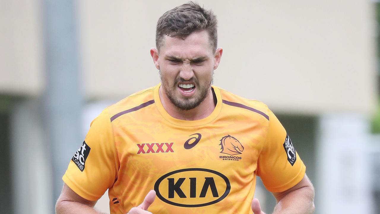 Corey Oates during pre-season training at Red Hill. Picture: Annette Dew