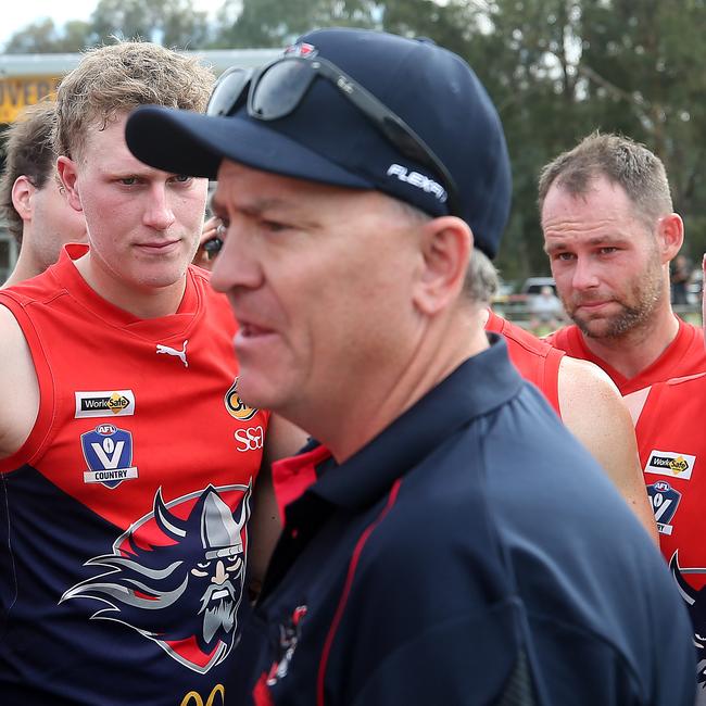 Wodonga Raiders coach Marc Almond. Picture: Yuri Kouzmin