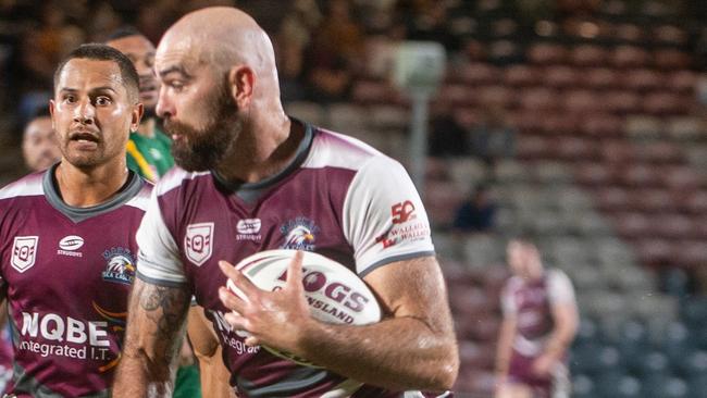 Kane Linnett Mackay vs Cairns at Foley Shield Saturday 4 May 2024 Picture:Michaela Harlow