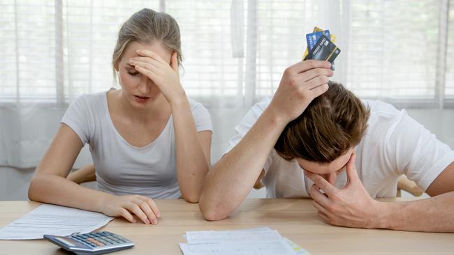 High housing costs can lead to bills piling up for young renters. Picture: iStock